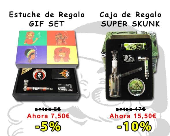 Especial regalos de navidad cannabislandia caja especial bong